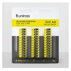 Lot de 36 Piles UNIROSS LR06 AA