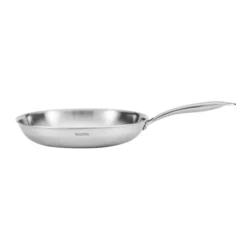Lot de 2 poêles VALBERG inox 18/10 triply 24 28cm