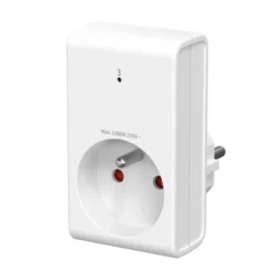 Lot de 3 prises GAO Télécommandées Blanches