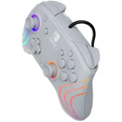 Manette filaire Switch PDP AFTERGLOW WAVE Grise