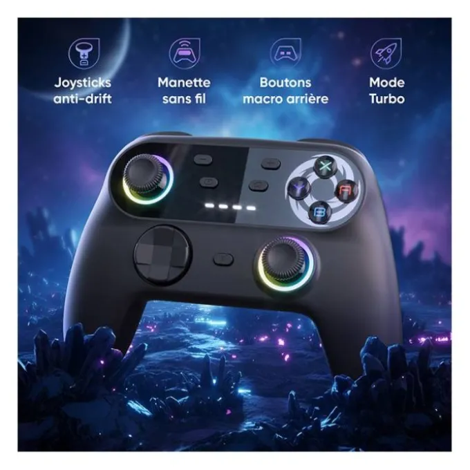 Manette Switch ONIVERSE Walli sans fil Noire