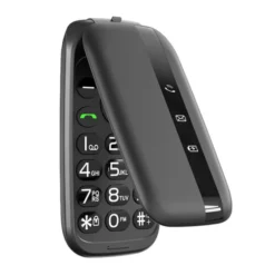 Mobile DANEW K43 4G à clapet Noir