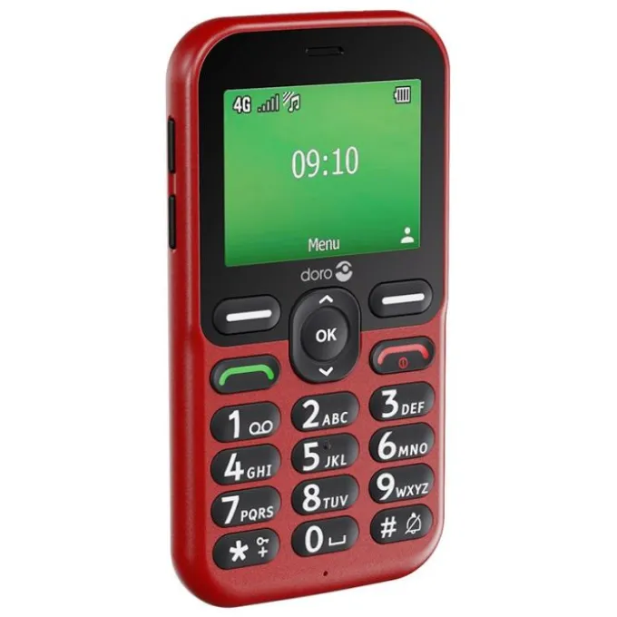 Mobile DORO Leva E10s 4G Rouge Sénior
