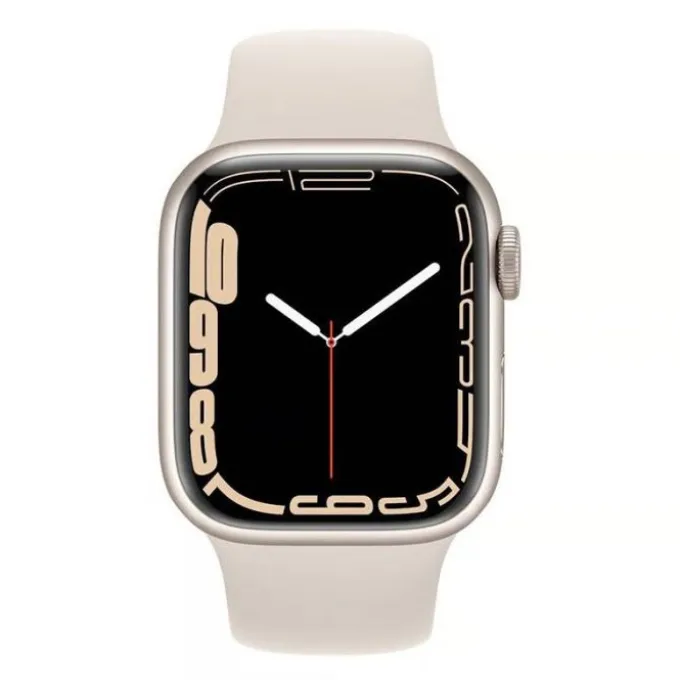 Montre Connectée APPLE WATCH Série 7 45mm Blanche Reconditionnée grade A