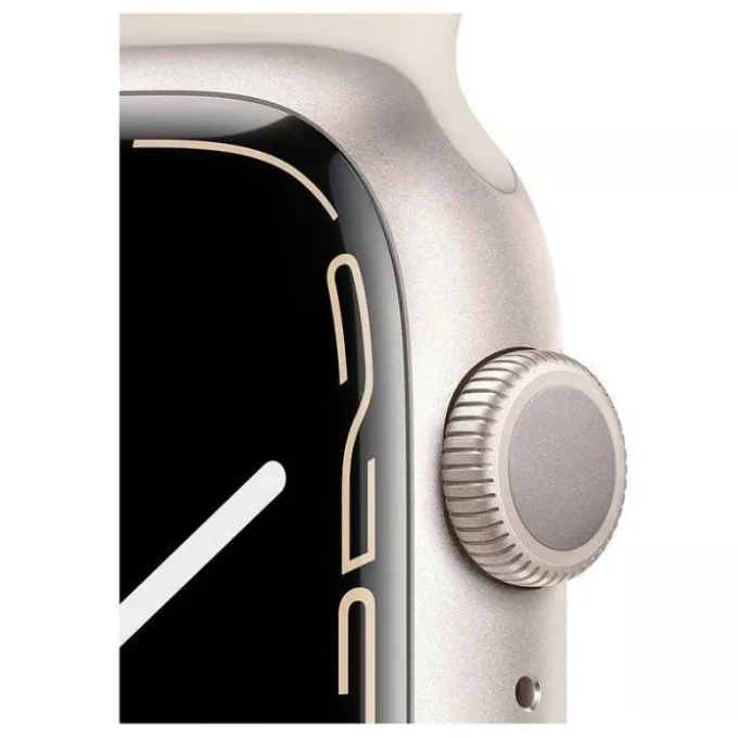 Montre Connectée APPLE WATCH Série 7 45mm Blanche Reconditionnée grade A