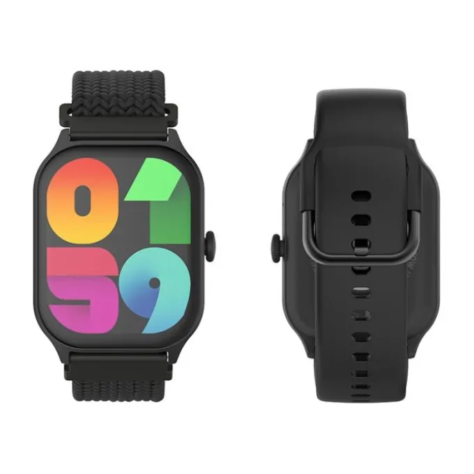 Montre connectée Echo Rainbow Mesh Noir - 2 Bracelets