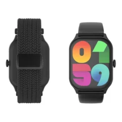 Montre connectée Echo Rainbow Mesh Noir - 2 Bracelets
