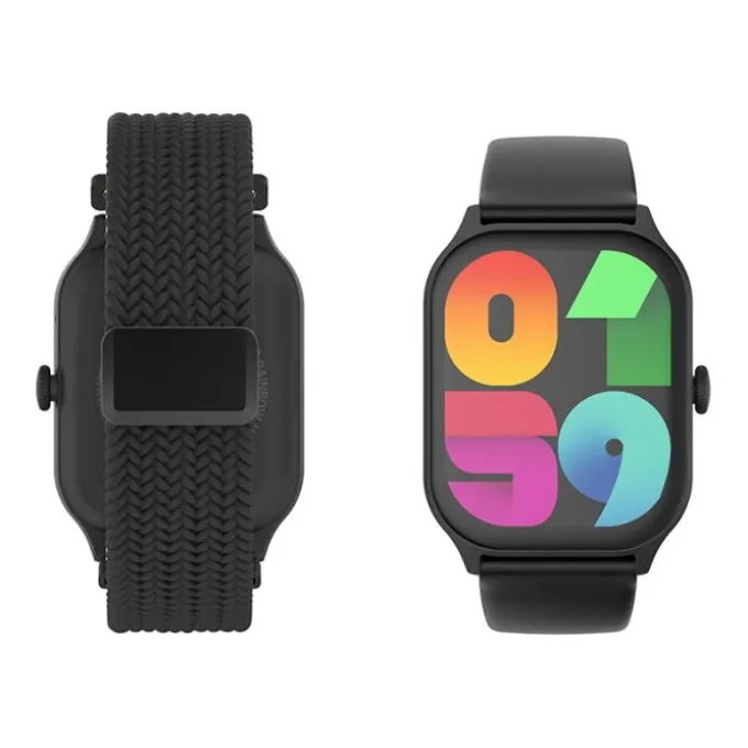 Montre connectée Echo Rainbow Mesh Noir - 2 Bracelets