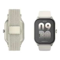 Montre connectée Echo Rainbow Mesh Blanche - 2 Bracelets