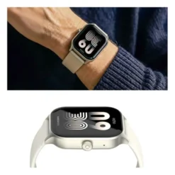 Montre connectée Echo Rainbow Mesh Blanche - 2 Bracelets