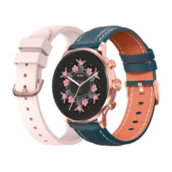 Montre connectée ECHO Rainbow Voyager Bleu + Bracelet Rose