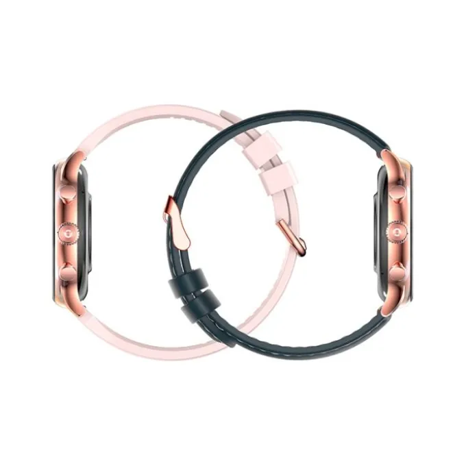Montre connectée ECHO Rainbow Voyager Bleu + Bracelet Rose