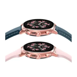 Montre connectée ECHO Rainbow Voyager Bleu + Bracelet Rose