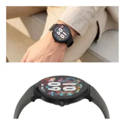 Montre connectée ECHO Rainbow Sunset noir - 2 bracelets