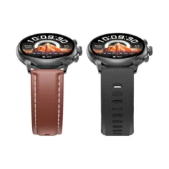 Montre connectée ECHO Rainbow Voyager Noir + Bracelet Marron