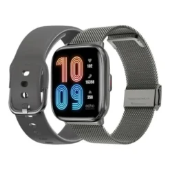Montre connectée ECHO Rainbow Nano Bracelets Gris + Métal