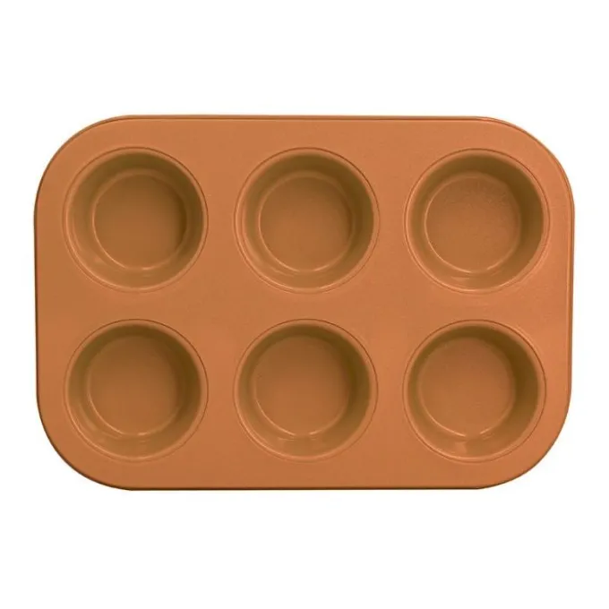 Moule MENASTYL 6 muffins 26x18 cm céramique