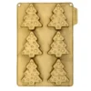 Moule silicone 6 sapins individuels