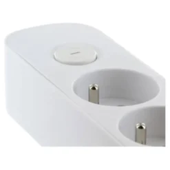 Multiprise CHACON 8 prises avec interrupteur Blanche - Cable 1.5m