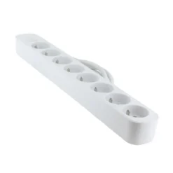 Multiprise ELECTRO DEPOT 8 prises avec interrupteur Blanche - Cable 1.5m
