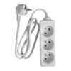 Multiprise ZENITECH 3 prises Blanche