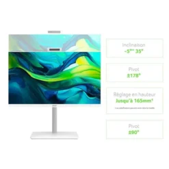 Ordinateur tout-en-un ACER 27" C27A-GRPL - i5/16Go/512Go