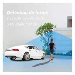 Pack caméra de sécurité EZVIZ HB90 4MP 2K+ avec panneau solaire et carte MSD 64Go