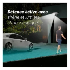 Pack caméra de sécurité EZVIZ HB90 4MP 2K+ avec panneau solaire et carte MSD 64Go