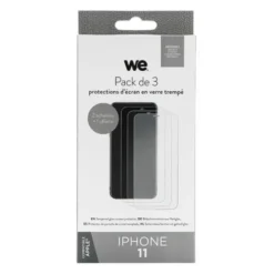Pack de 3 Films de protection WE APPLE iPhone 11