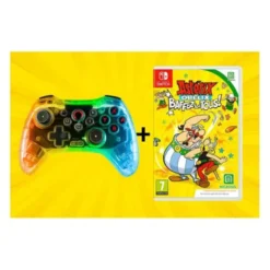 Pack Manette KONIX Crystal + Jeu Astérix