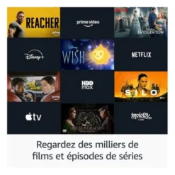 Passerelle Multimédia FIRE STICK TV AMAZON 4K PLUS 2ème génération avec télécommande