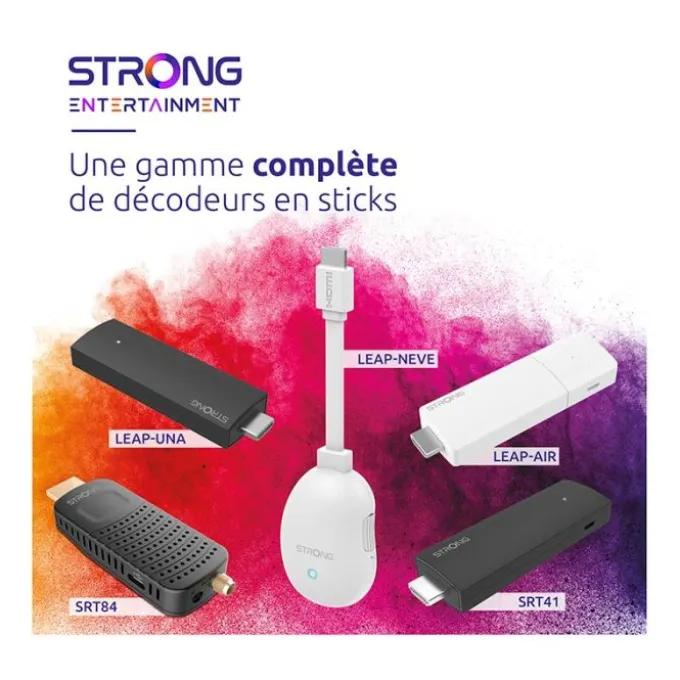 Passerelle Multimédia STRONG LEAP AIR Google TV stick 4K