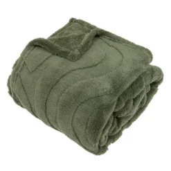 Plaid microfibre jacquard 130x170cm