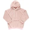 Plaid sweat capuche rose "flemme"