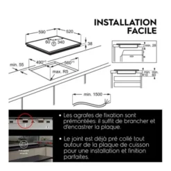 Plaque de cuisson ELECTROLUX LR633CK