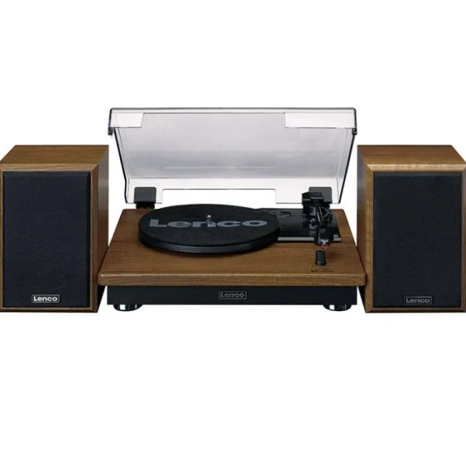 Platine vinyle LENCO LS-100WD avec haut-parleurs