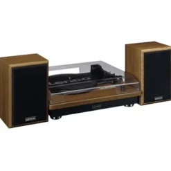 Platine vinyle LENCO LS-100WD avec haut-parleurs