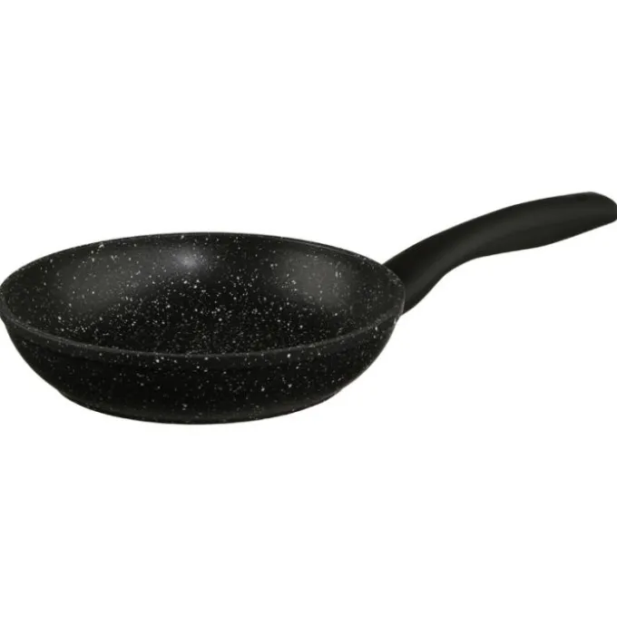 Poêle 24 cm alu forgé effet pierre