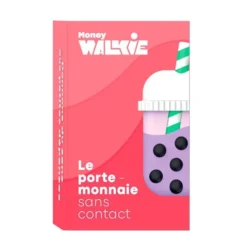 PORTE MONNAIE SANS CONTACT MONEY WALKIE BUBBLE TEA