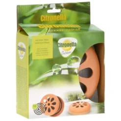 Pot terre cuite, spirales encens