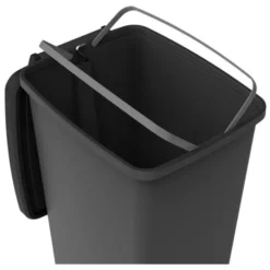 Poubelle flat bin 40L noire
