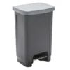 Poubelle plastique à pédale 50L