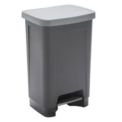 Poubelle plastique à pédale 50L