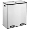 Poubelle VALBERG inox 2x30L