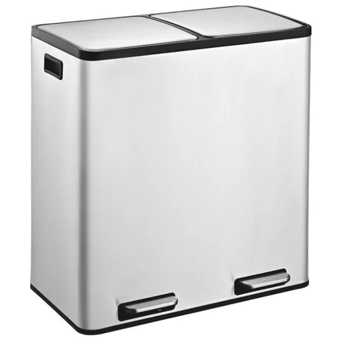Poubelle VALBERG inox 2x30L
