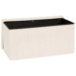 Pouf double pliable 76x38x38cm velours
