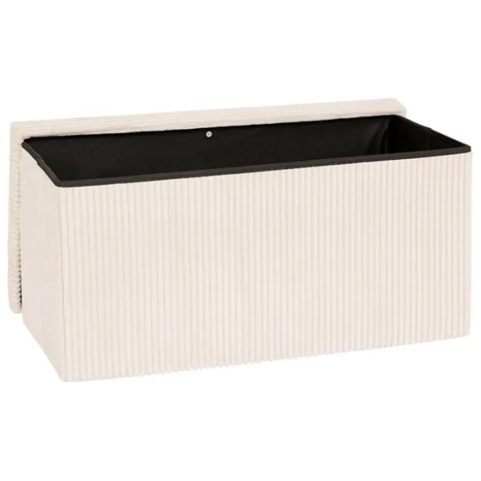 Pouf double pliable 76x38x38cm velours
