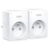 Prise connectée x2 Wifi TAPO P11 avec compteur de consommation