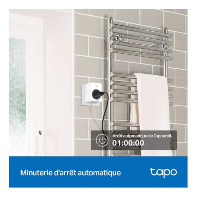 Prise connectée x2 Wifi TAPO P11 avec compteur de consommation