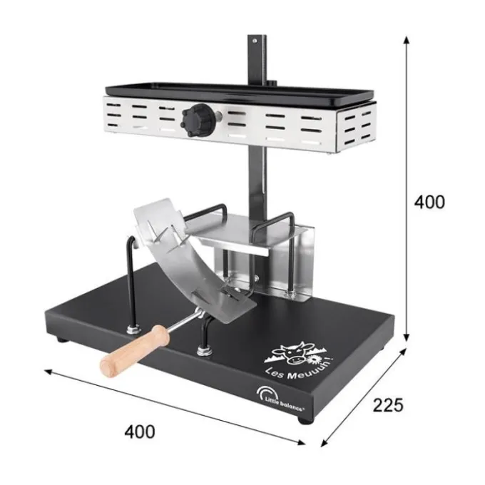 Raclette LITTLE BALANCE traditionnelle 1/2 meule - LB8752